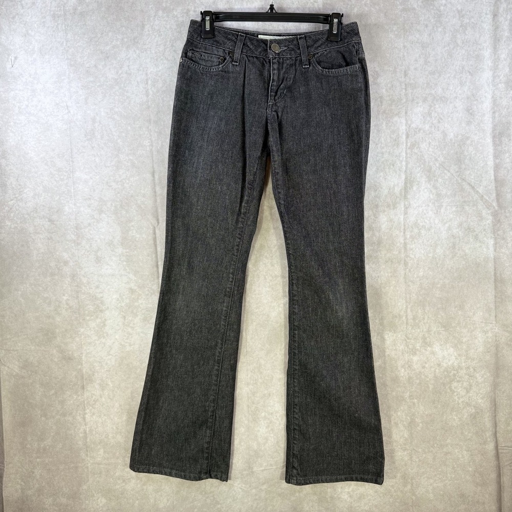 Joe's Jeans Women 26 Black Bootcut Denim‎ Pants Y2K Retro Aesthetic Chic Casual